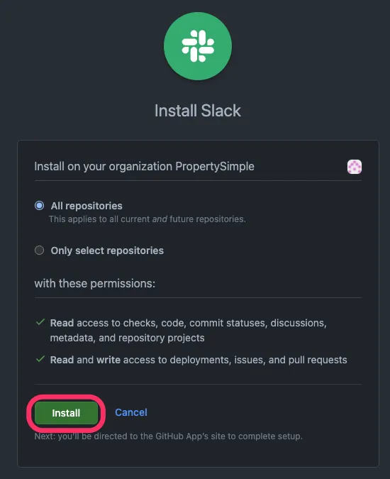 Install